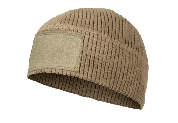 Range Beanie Cap Grid Fleece (Coyote)