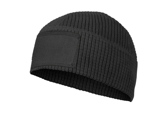 Range Beanie Cap Grid Fleece (Black)