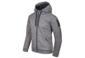 Urban Tactical Hoodie (Fullzip) (Grey Melange)