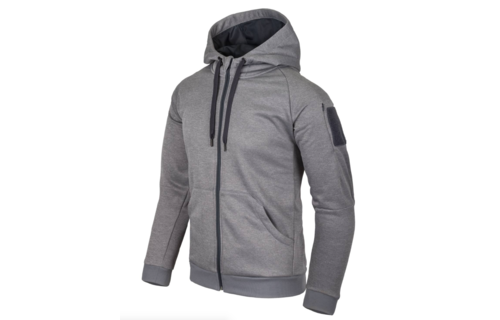 Urban Tactical Hoodie (Fullzip) (Grey Melange)