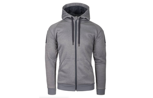 Urban Tactical Hoodie (Fullzip) (Grey Melange)