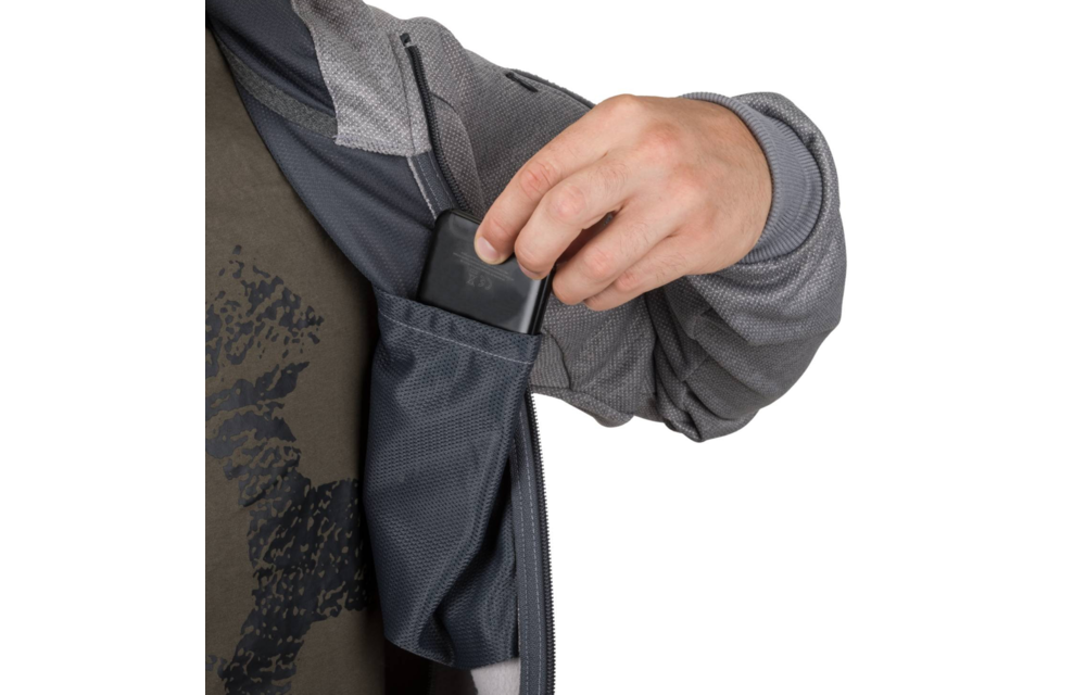 Urban Tactical Hoodie (Fullzip) (Grey Melange)