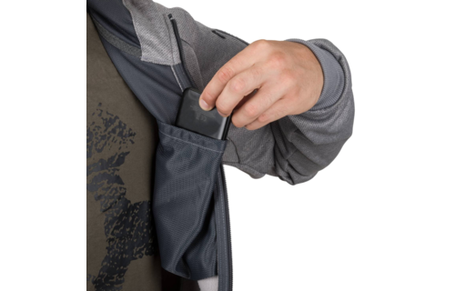 Urban Tactical Hoodie (Fullzip) (Grey Melange)