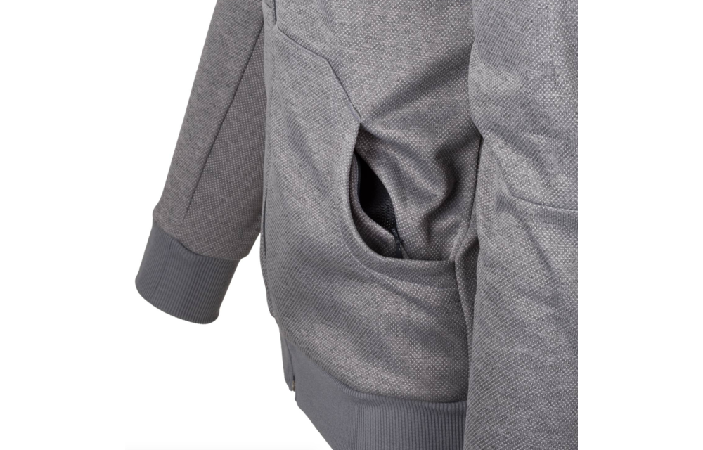 Urban Tactical Hoodie (Fullzip) (Grey Melange)