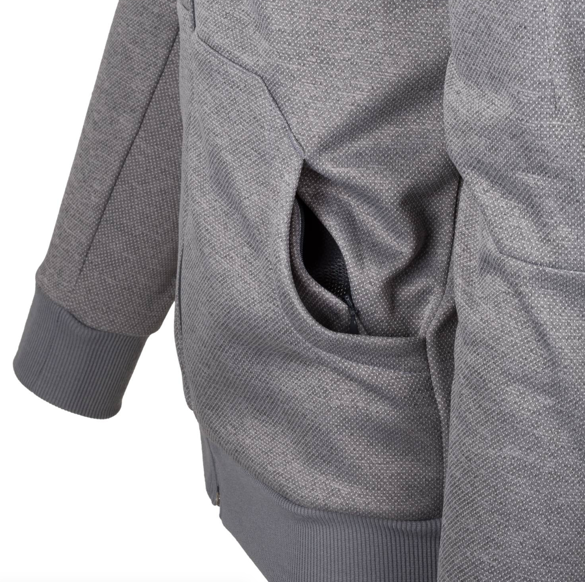 Urban Tactical Hoodie (Fullzip) (Grey Melange)