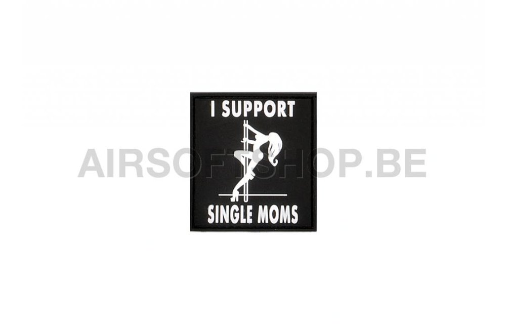 I Support Single Moms PVC Patch (SWAT)