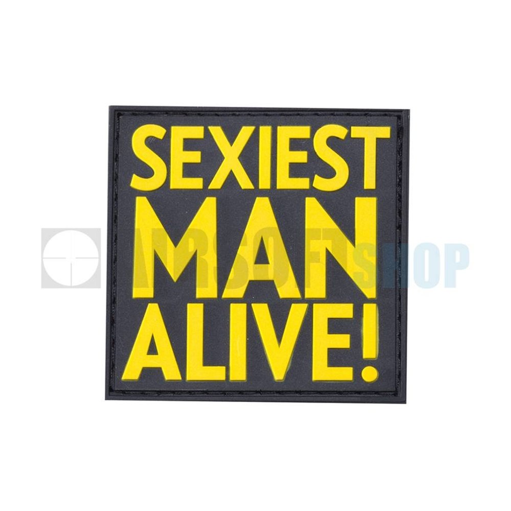 Sexiest Man Alive PVC Patch (Yellow)