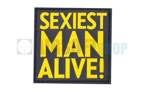 Sexiest Man Alive PVC Patch (Yellow)
