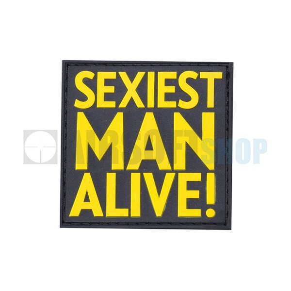 Sexiest Man Alive PVC Patch (Yellow)