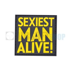 Sexiest Man Alive PVC Patch (Yellow)