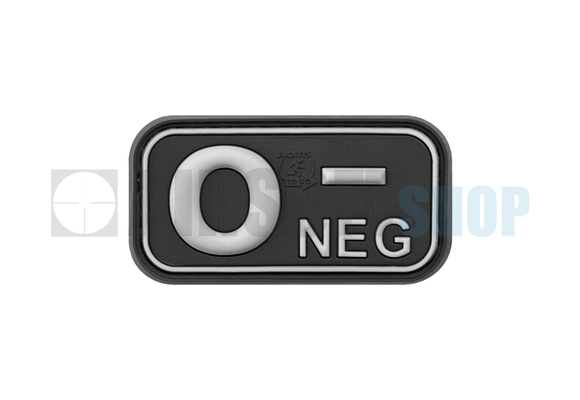 Bloodtype Rubber Patch O NEG (SWAT)