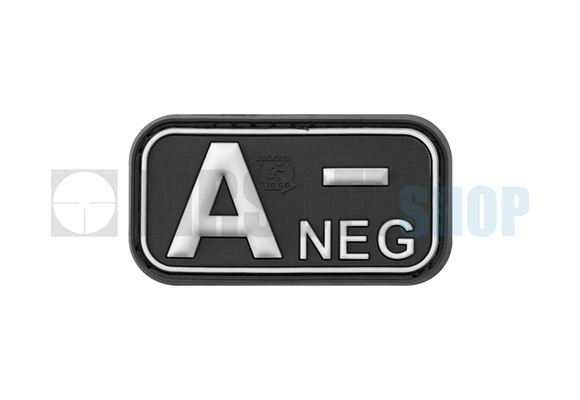 Bloodtype Rubber Patch A NEG (SWAT)