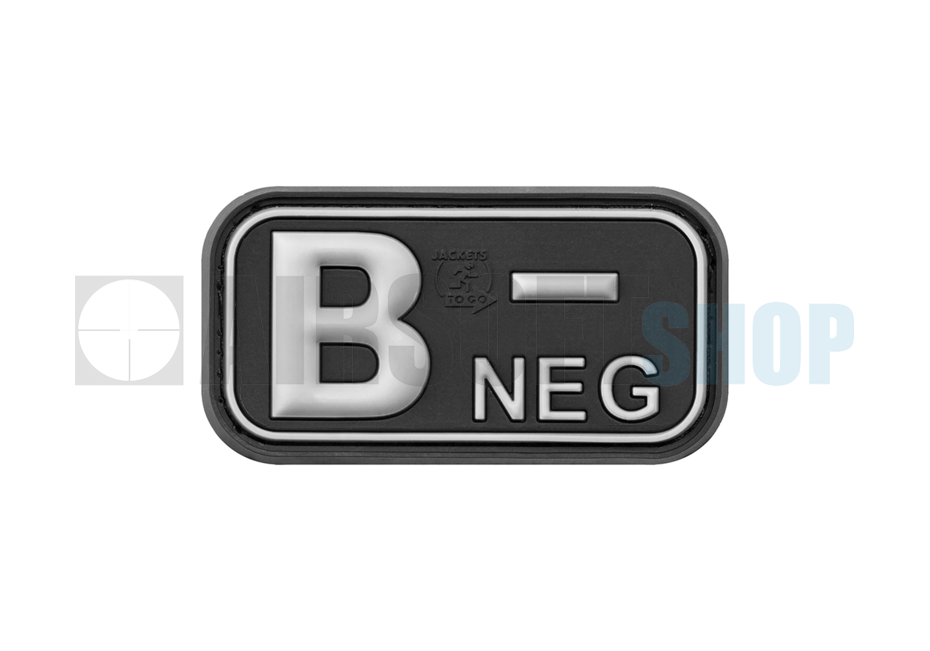 Bloodtype Rubber Patch B NEG (SWAT)