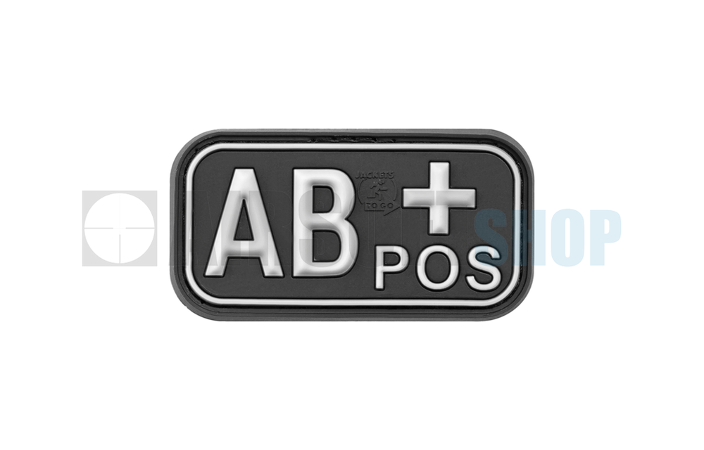 Bloodtype Rubber Patch AB POS (SWAT)