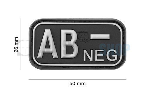 Bloodtype Rubber Patch AB NEG (SWAT)