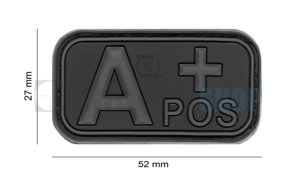 Bloodtype Rubber Patch A POS (Blackops)