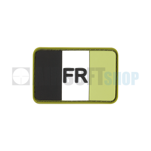 France Flag Rubber Patch (Forest)