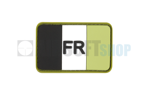 France Flag Rubber Patch (Forest)