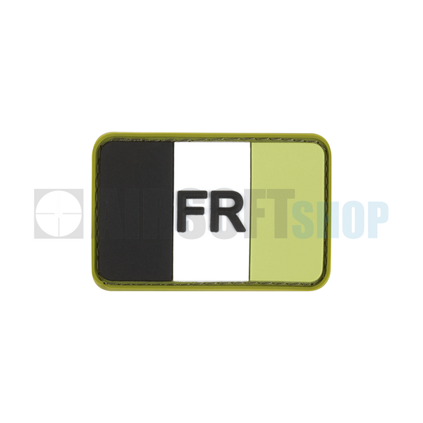 France Flag Rubber Patch (Forest)