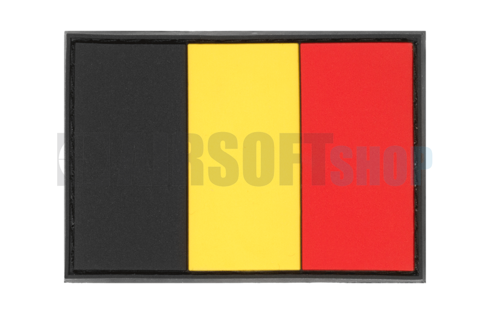 Belgium Flag Rubber Patch