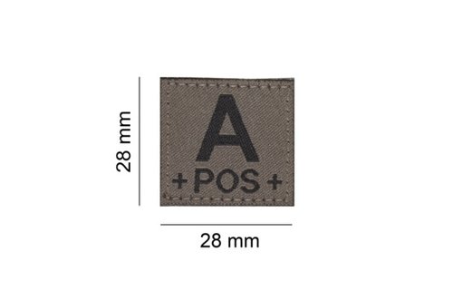 A POS Bloodgroup Patch (RAL7013)