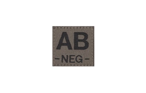 AB NEG Bloodgroup Patch (RAL7013)
