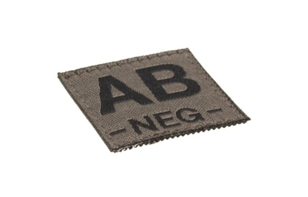 AB NEG Bloodgroup Patch (RAL7013)