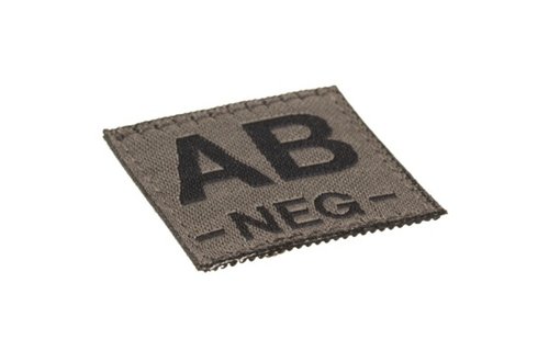 AB NEG Bloodgroup Patch (RAL7013)