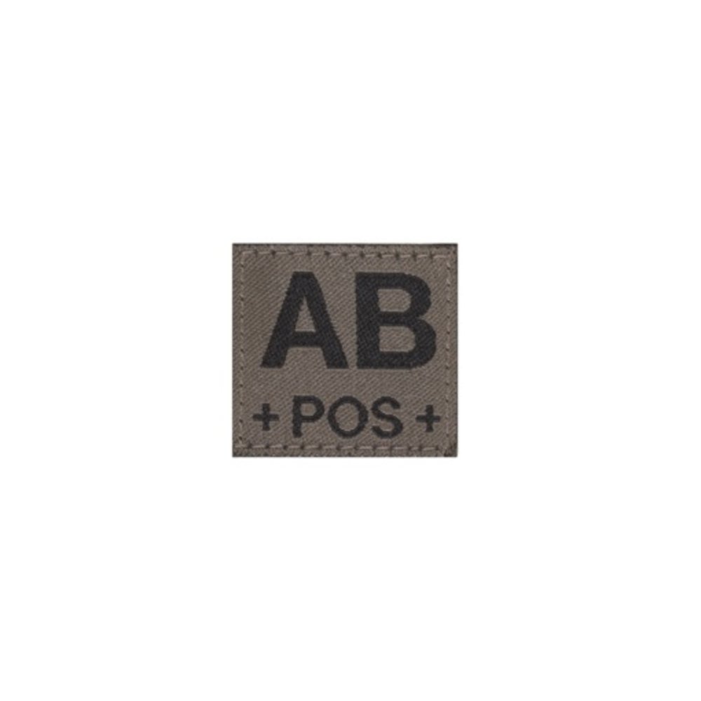 AB POS Bloodgroup Patch (RAL7013)