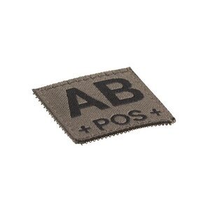 AB POS Bloodgroup Patch (RAL7013)