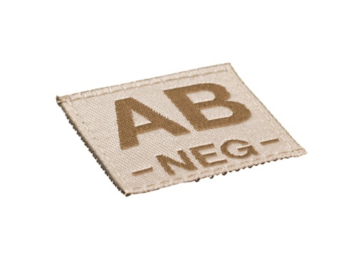 AB NEG Bloodgroup Patch (Desert)
