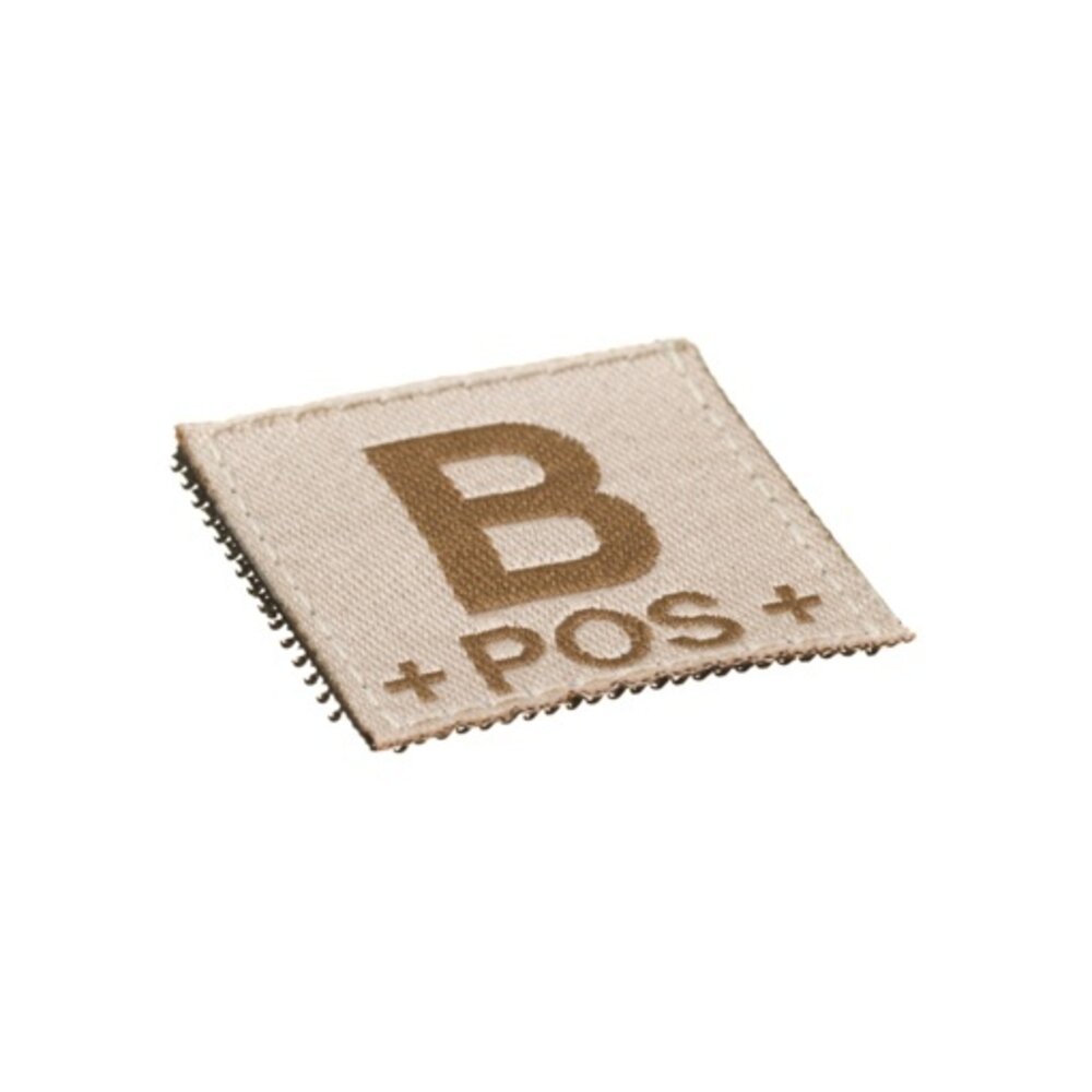 B POS Bloodgroup Patch (Desert)