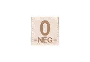 O NEG Bloodgroup Patch (Desert)