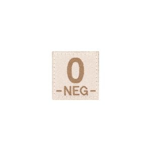 O NEG Bloodgroup Patch (Desert)
