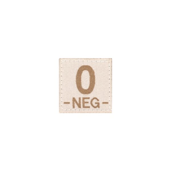 O NEG Bloodgroup Patch (Desert)