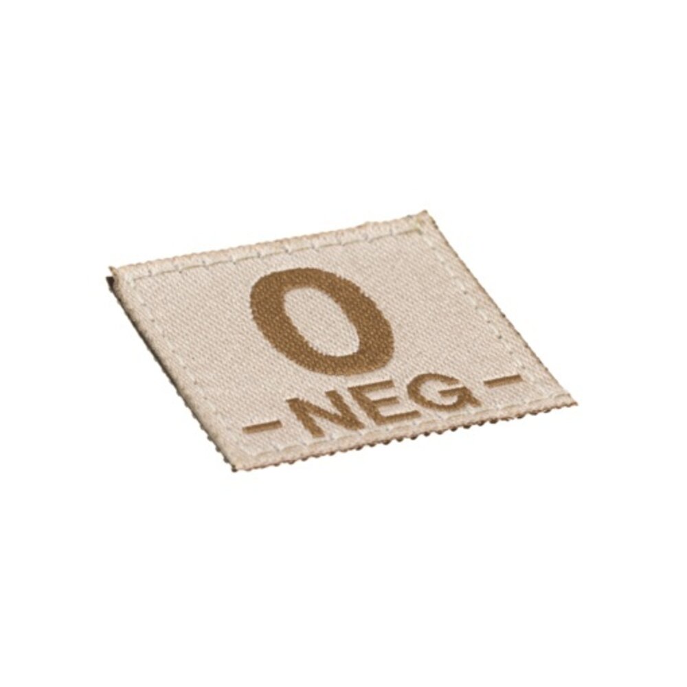 O NEG Bloodgroup Patch (Desert)