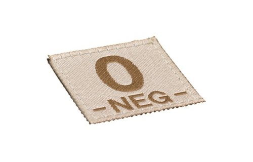 O NEG Bloodgroup Patch (Desert)