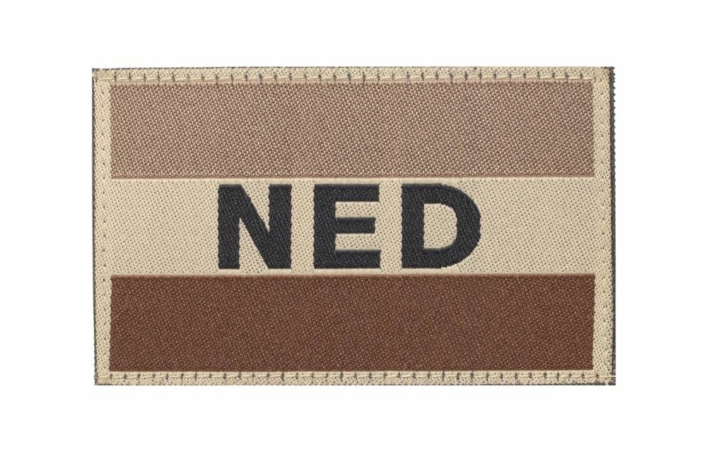 Netherlands NLD NED Flag Patch (Desert)