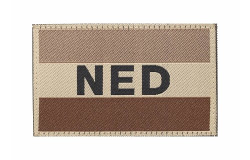 Netherlands NLD NED Flag Patch (Desert)