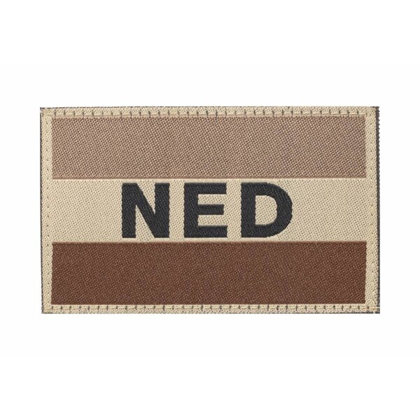 Netherlands NLD NED Flag Patch (Desert)