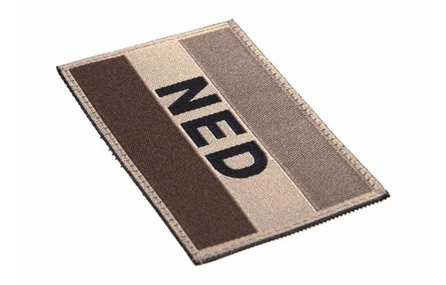 Netherlands NLD NED Flag Patch (Desert)