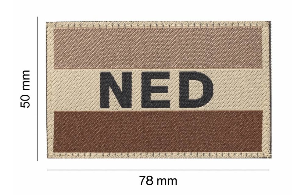 Netherlands NLD NED Flag Patch (Desert)