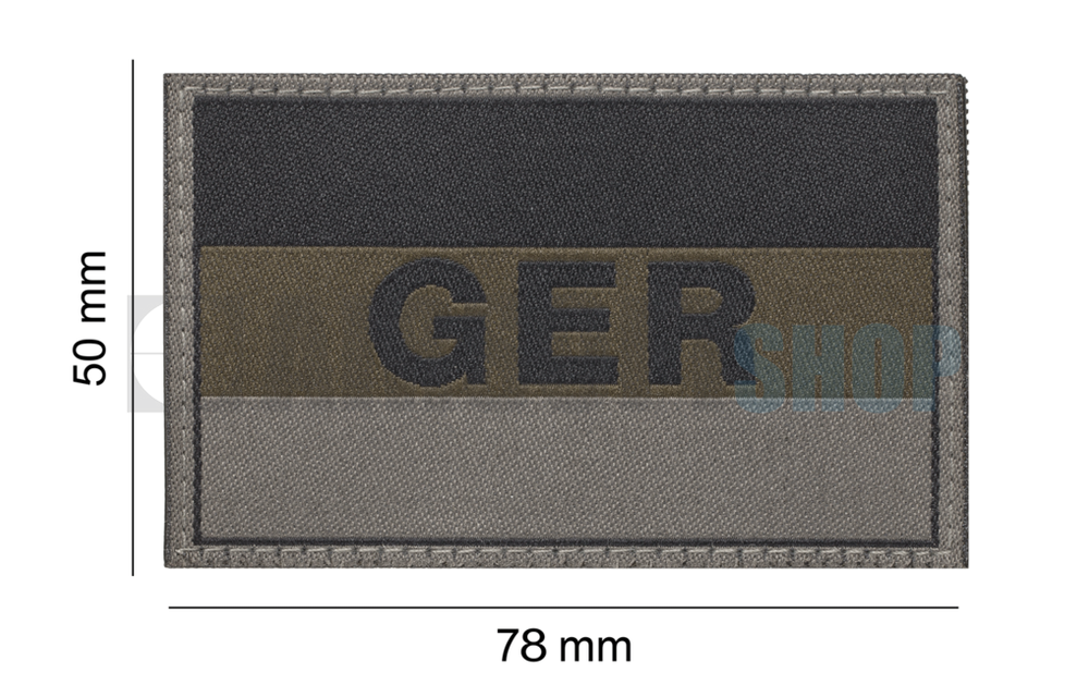 Germany Flag Patch (RAL7013)