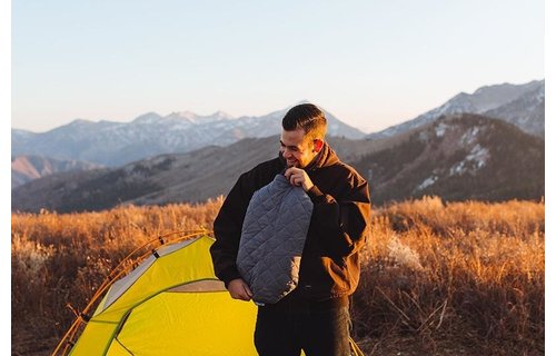 Luxe Camping Pillow (Grey)