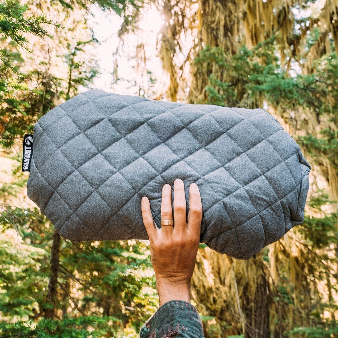 Luxe Camping Pillow (Grey)