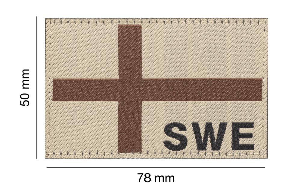 Sweden Flag Patch (Desert)