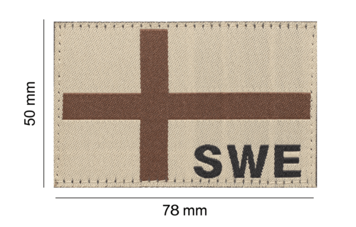 Sweden Flag Patch (Desert)