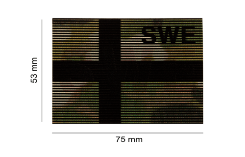 Dual IR Flag Patch SWE (Sweden) (Multicam)