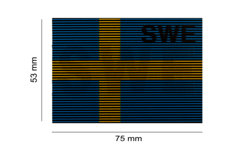 Dual IR Flag Patch SWE (Sweden) (Color)