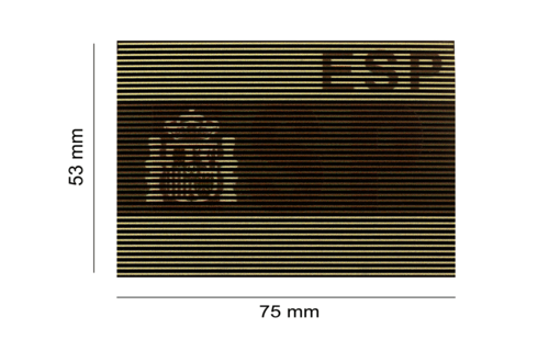 Dual IR Flag Patch ESP (Spain) (Desert)